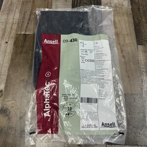 Ansell AlphaTec 09-430 Chemical Resistant Glove 10/XL Neoprene 31" Lng-Cuff 1pr